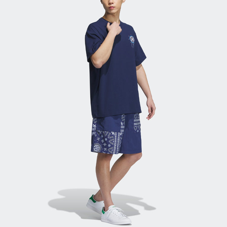 adidas originals TOC Graphic T-Shirt 'Night Indigo' IP1763