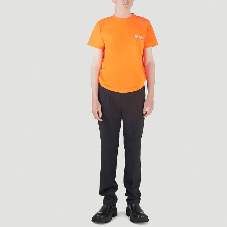 Balenciaga Political Campaign T-Shirt Large Fit 'Orange' 620967TKVE8
