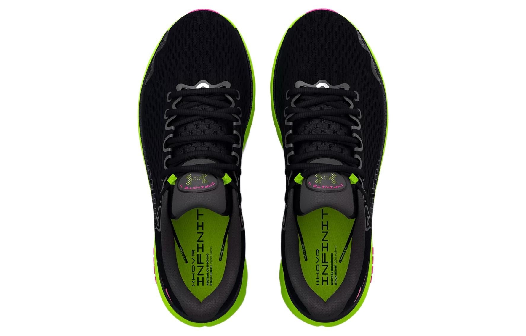 Under Armour HOVR Infinite 4 'Black Green Pink' 3024897-006