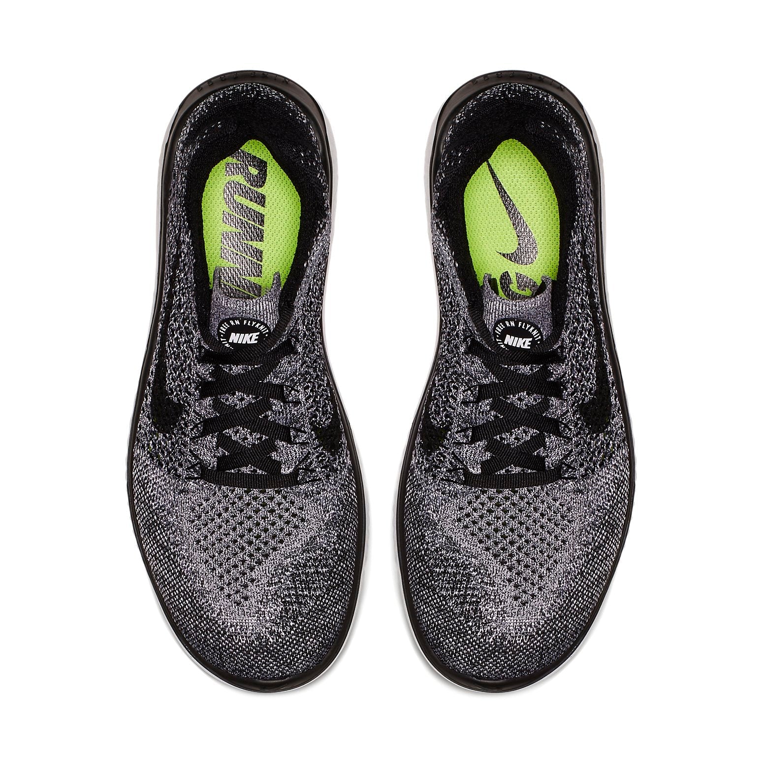 (WMNS) Nike Free RN Flyknit 2018 'White Black' 942839-101