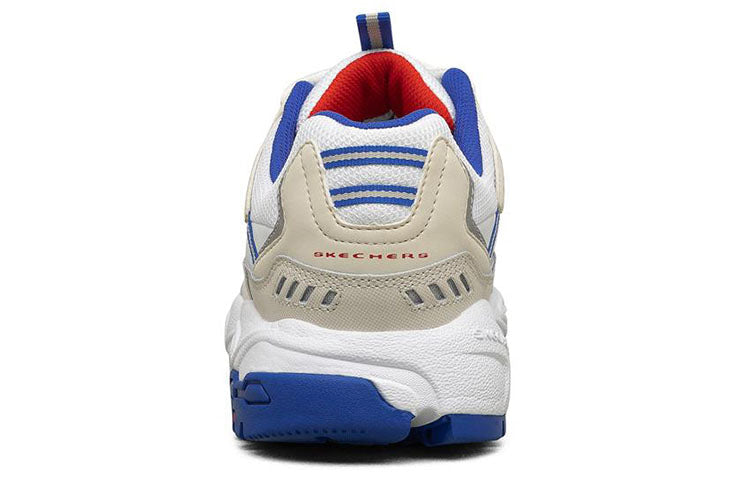 Skechers Stamina Low Running Shoes White/Red/Yellow 51286-WRDB