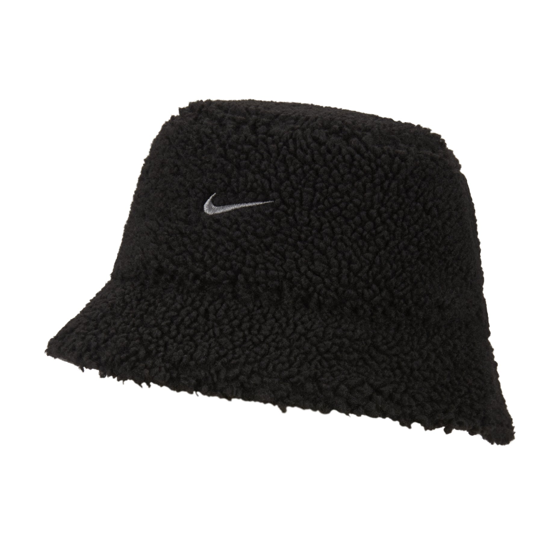 Nike Sportswear Reversible Fleece Bucket Hat 'Black Gray' DV3165-010