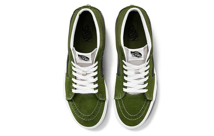 Vans Sk8-Mid Low Top skate shoes Unisex dark green VN0A3WM3WZ6
