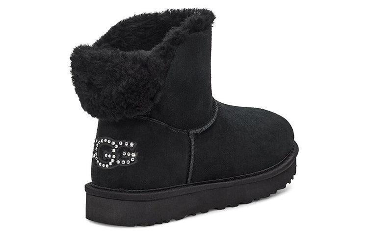 (WMNS) UGG Classic Bling Mini Snow Boots Black 1118839-BLK