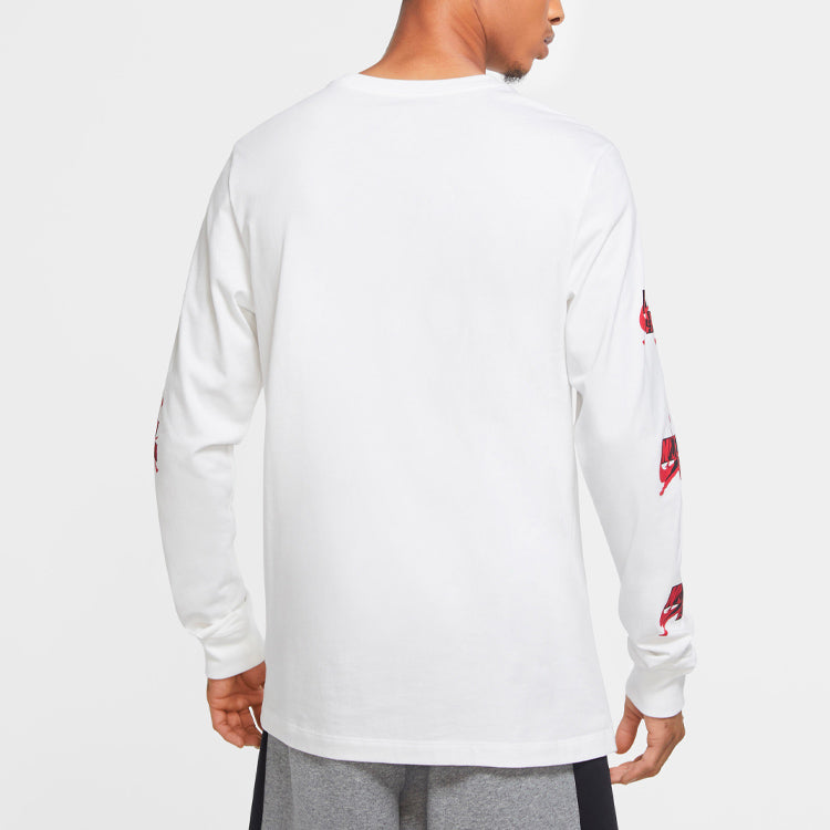 Air Jordan Casual Round Neck Long Sleeves White CN3505-100