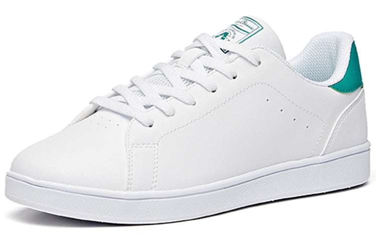 (WMNS) ANTA Life Series Sneakers Leather 'White Teal' 922048016-4