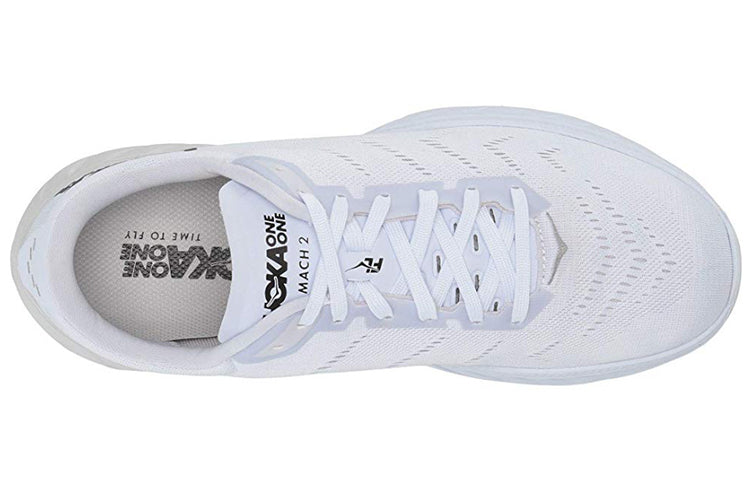 (WMNS) HOKA ONE ONE Mach 2 'White Black' 1099722-WBLC