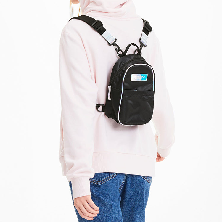 (WMNS) PUMA Prime Time Mini Backpack 'Black Blue' 076984-01
