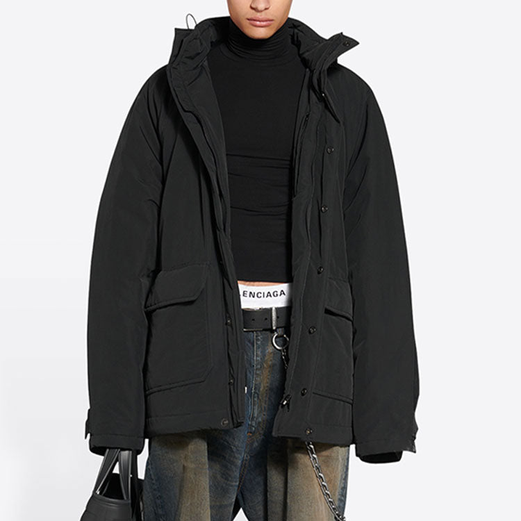 Balenciaga BB Icon Kick Parka 'Black' 704548TMO171000