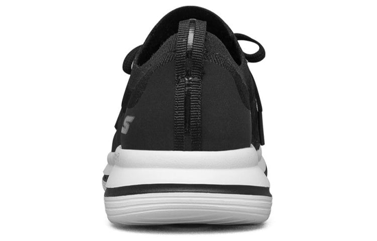 (WMNS) Skechers Go Walk Stretch Fit Running Shoes Black/White 124386-BKW