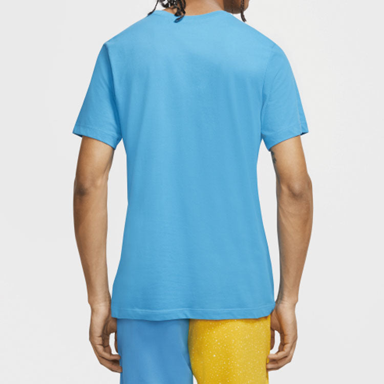 Air Jordan Jumpman Quick Dry Round Neck Short Sleeve Blue BQ6741-446