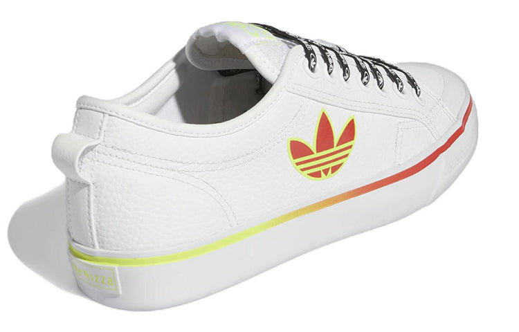 adidas Nizza Trefoil 'White Vivid Red' GX1465