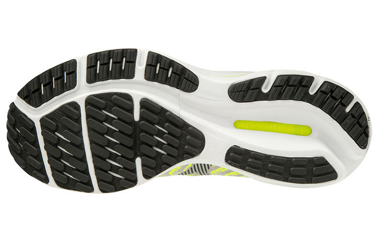 Mizuno Wave Rider 24 Waveknit 'Yellow Grey White' J1GC207516