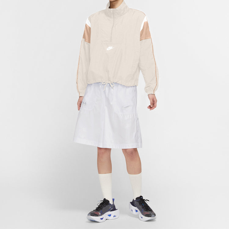 (WMNS) Nike SPORTSWEAR HERITAGE Jacket Light ivory CJ2362-110