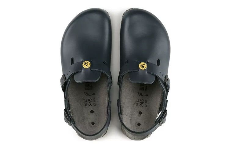 Birkenstock Tokio ESD Natural Leather Sandals 'Blue' 0061390
