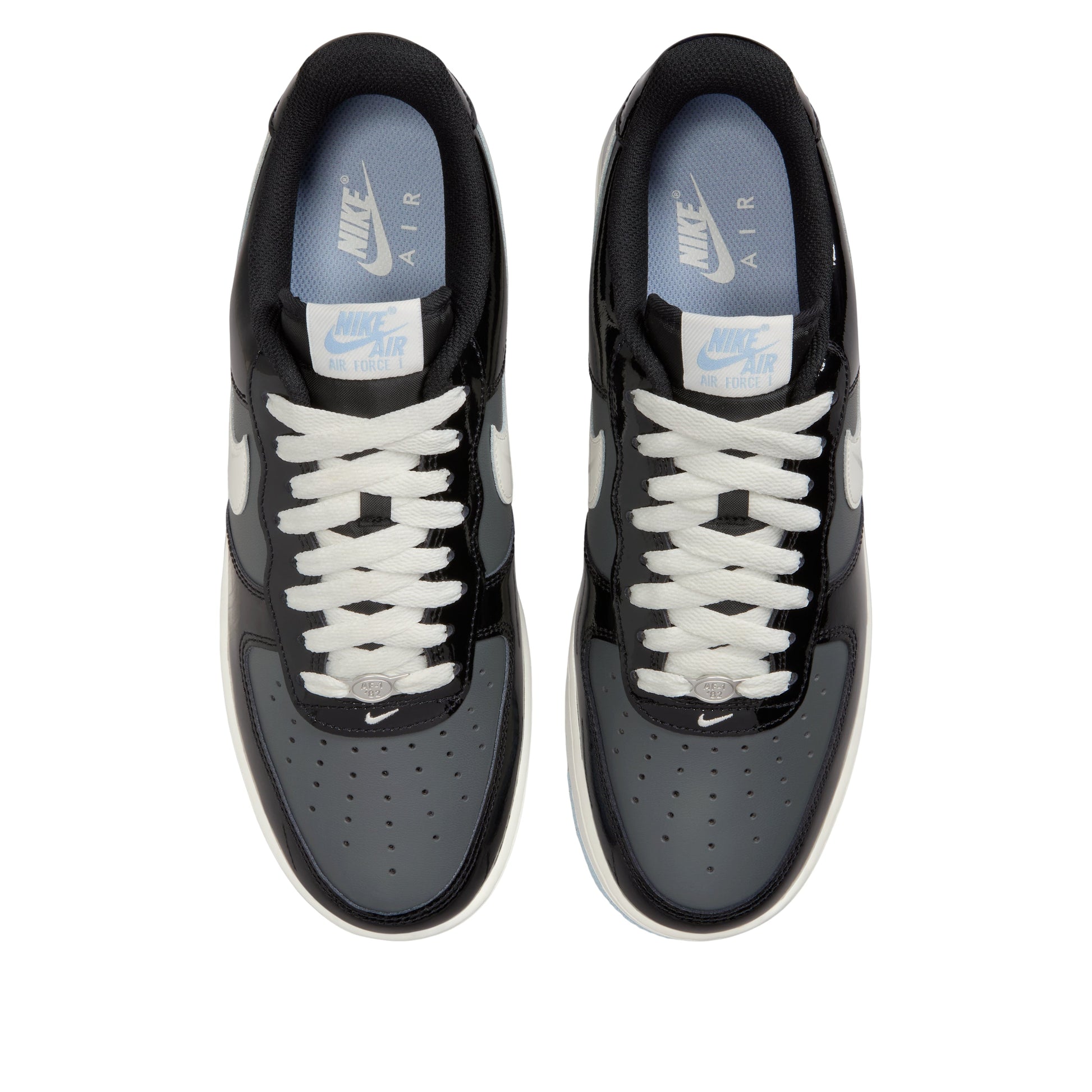 Nike Air Force 1 Low 'Black Iron Grey Patent' IB7676-001