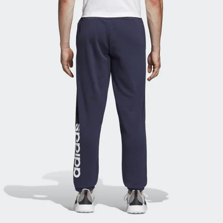 adidas Essentials Athleisure Casual Sports Running Long Pants Blue DU0397