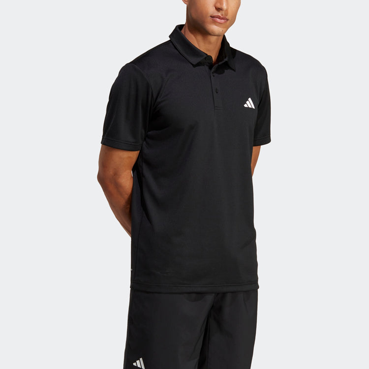 adidas Tennis Fab Polo Shirt 'Black' HR8730