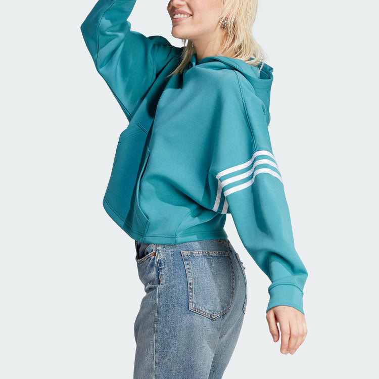 (WMNS) adidas originals Adicolor Neuclassics Hoodie 'Teal' IL6664