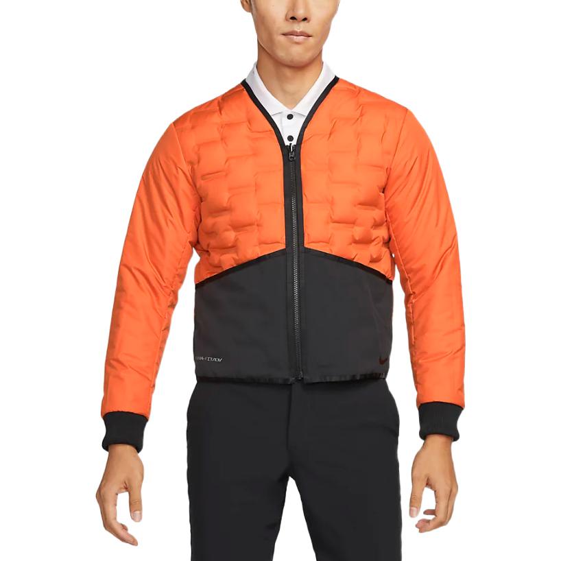 Nike Reversible 21 Lapel Golf Sports Jacket Black DA2858-010