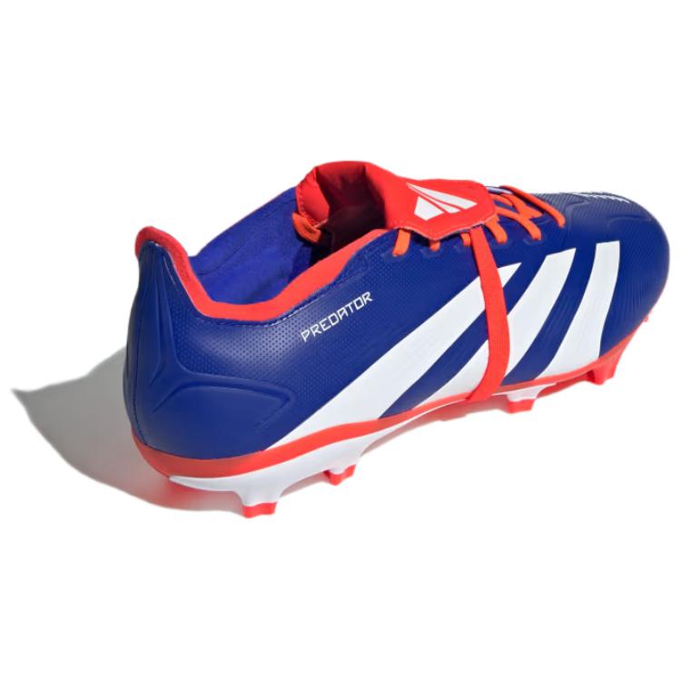 adidas Predator League Fold-Over Tongue FG 'Lucid Blue Cloud White Solar Red' JP7209
