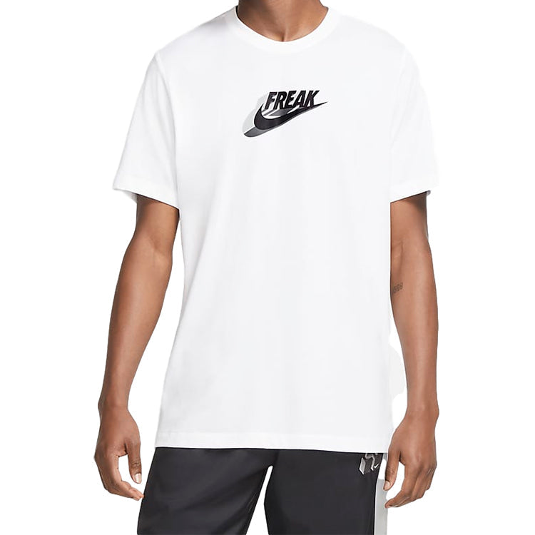 Nike Giannis Swoosh Freak Dri-fit T-Shirt 'White' CV1096-100