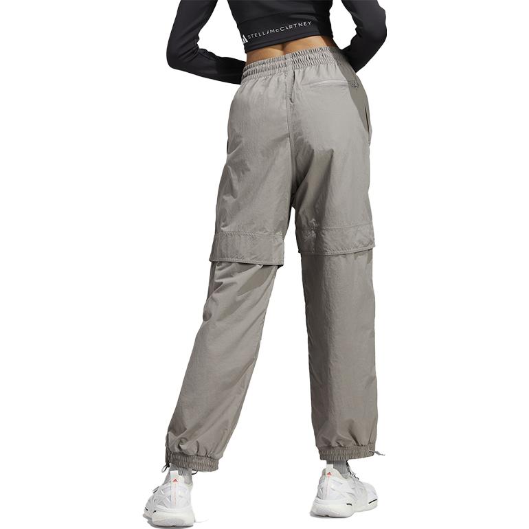 (WMNS) adidas by Stella McCartney TrueCasuals Woven Solid Track Pants 'Grey' HS0036