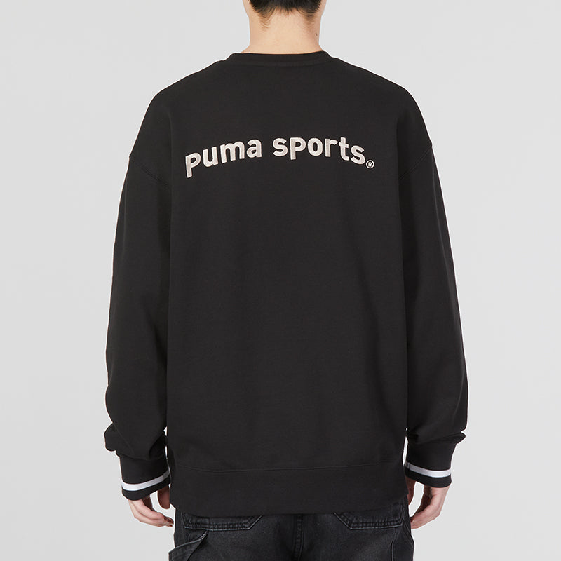 PUMA Team Crew Tr Logo Sweater 'Black' 620614-01