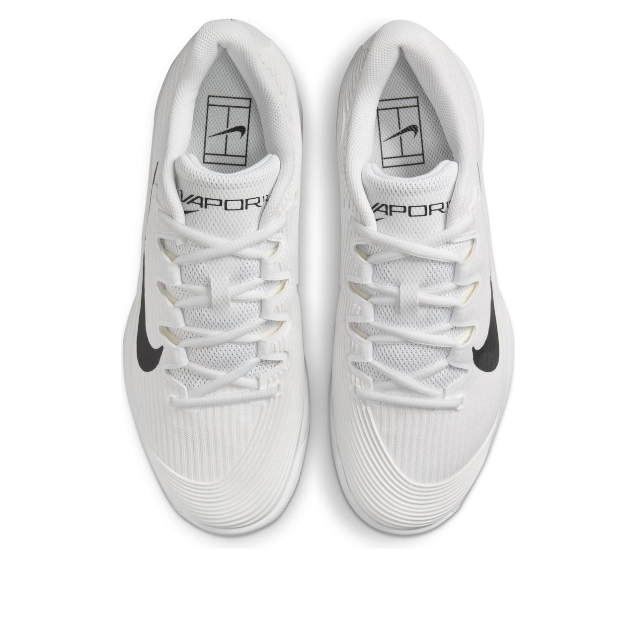 (WMNS) Nike Court Air Zoom Vapor 12 HC 'White Summit White Black' FV5554-100