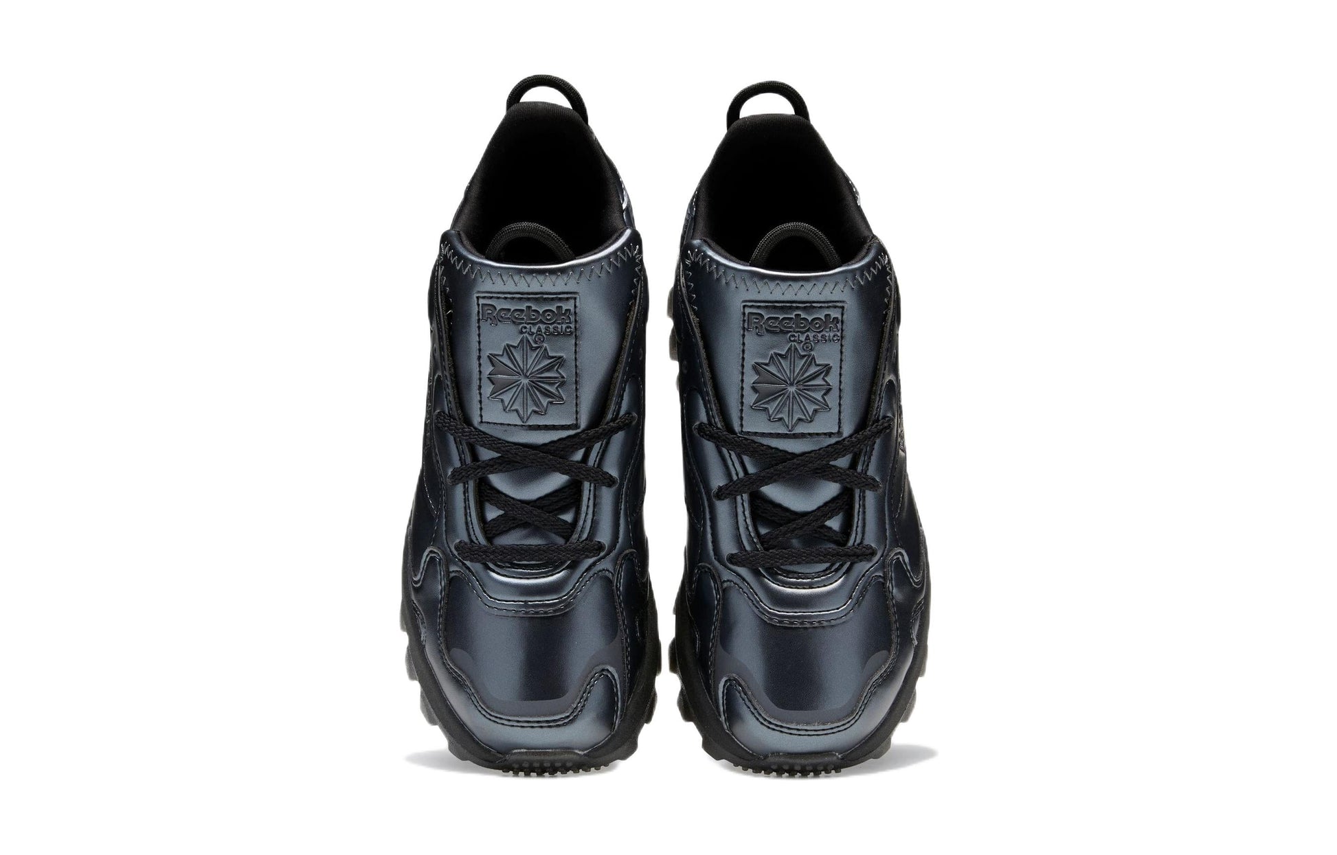 (GS) Reebok Cardi B x Classic Leather 'Black Dark Silver' HR0441