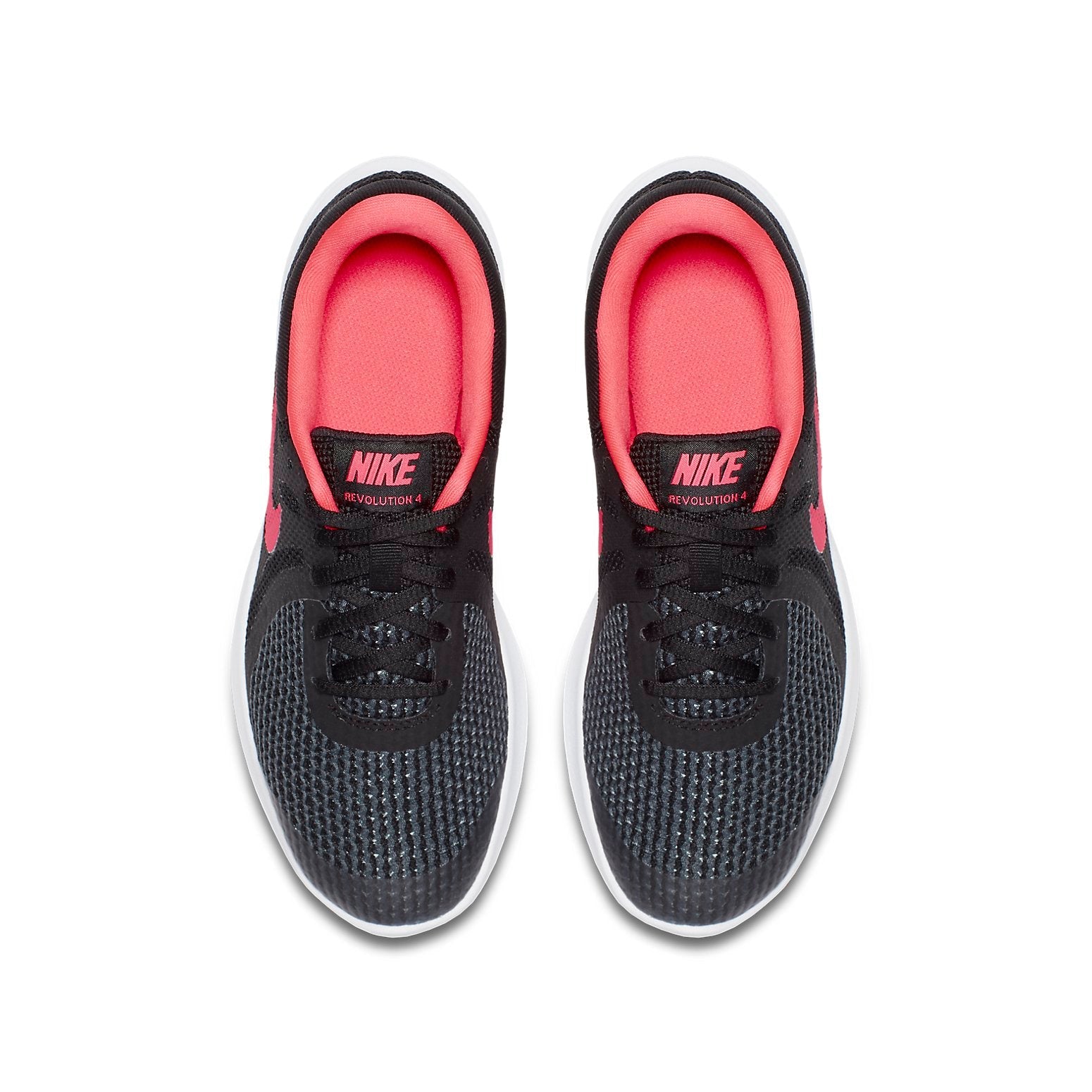 (GS) Nike Revolution 4 'Black Racer Pink' 943306-004
