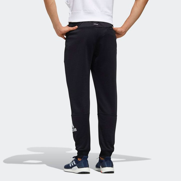 adidas Casual Bundle Feet Training Sports Long Pants Black FM5373