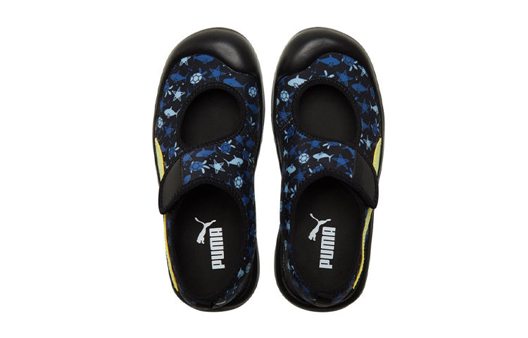 (PS) PUMA Aquacat Blue/Black/Yellow 372157-09
