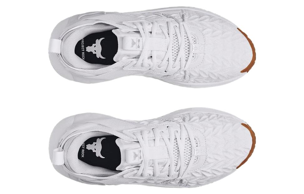(WMNS) Under Armour Project Rock 6 'White Khaki' 3026535-100