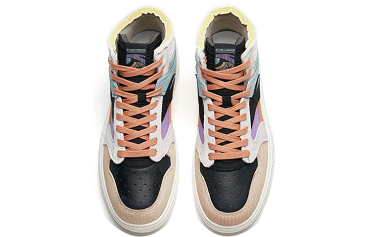 (WMNS) ANTA Streetball Mid 'White Multi-Color' 122218052-3