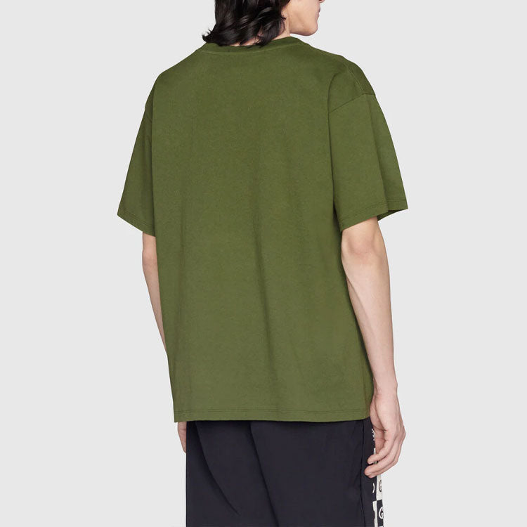Gucci x THE NORTH FACE FW21 LogoT 'Dark Green' 616036-XJDRD-3450