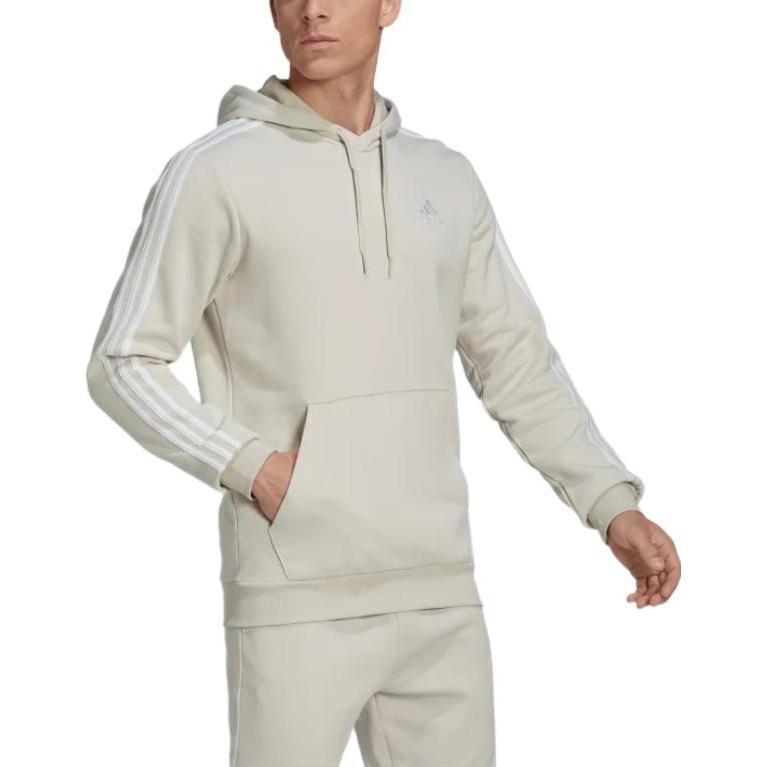 adidas Fleece 3-Stripes Hoodie 'Beige' HL2265