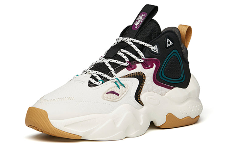 ANTA Peak 2.0 Leather 'White Black Green' 112148080-2