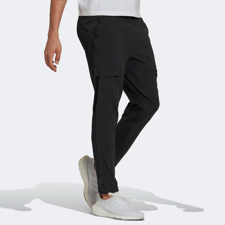 Men's adidas X-City Pant Solid Color Casual Straight Sports Pants/Trousers/Joggers Black HK4477
