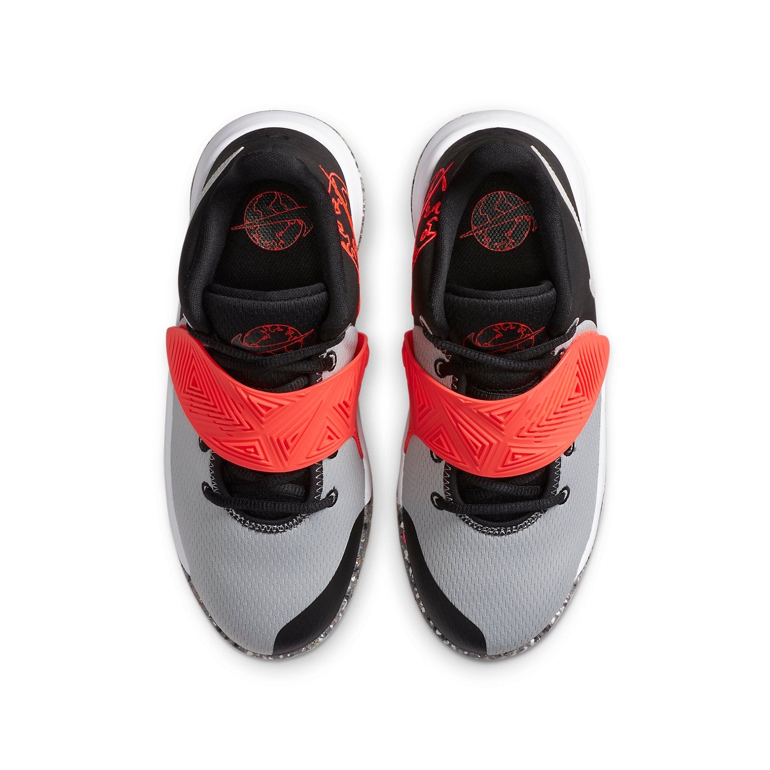 (GS) Nike Kyrie Flytrap 3 SE 'Light Smoke Grey Bright Crimson' CZ6567-001