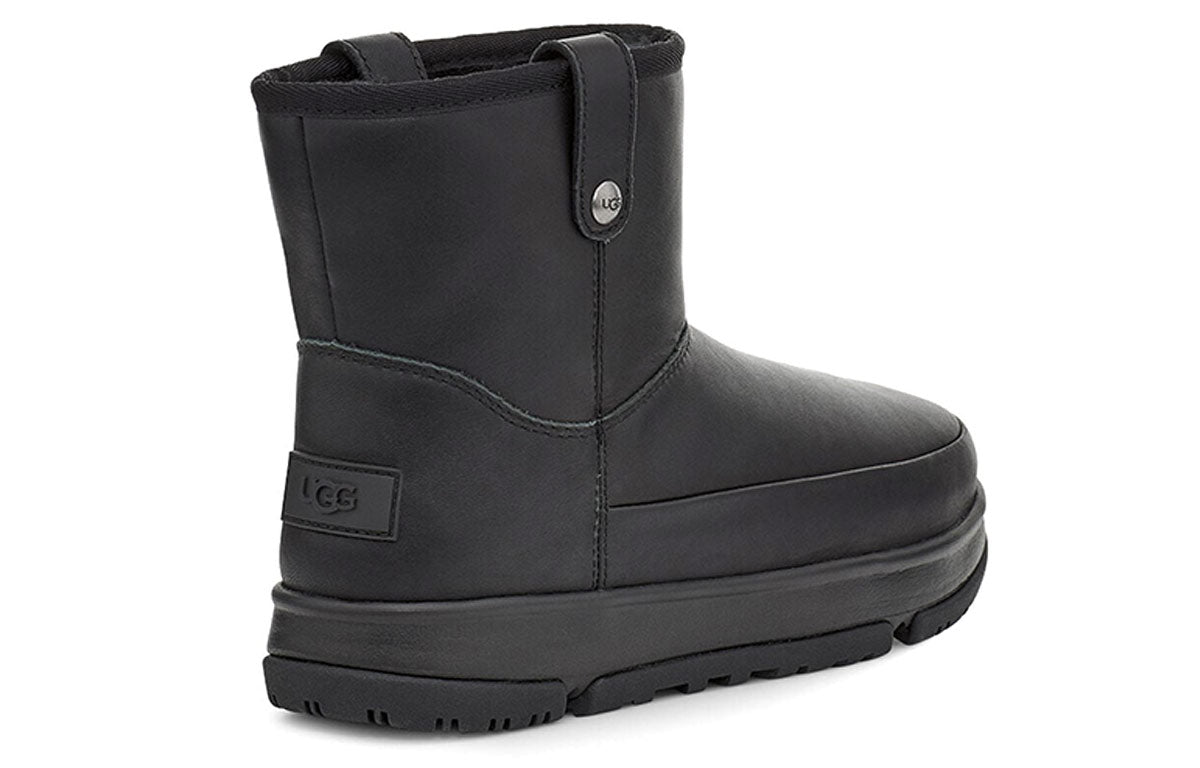 (WMNS) UGG Classic Weather Mini Snow Boots Black 1116097-BLK
