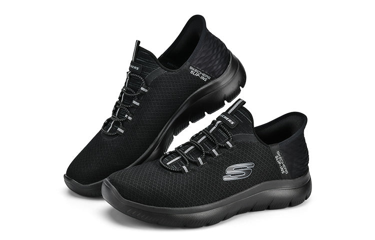 Skechers Slip-On Tennis Shoes 'Black' 232457-BBK