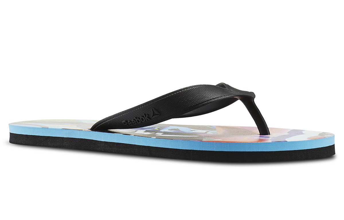 (WMNS) Reebok Others Sports slippers 'Black Blue' BD5213