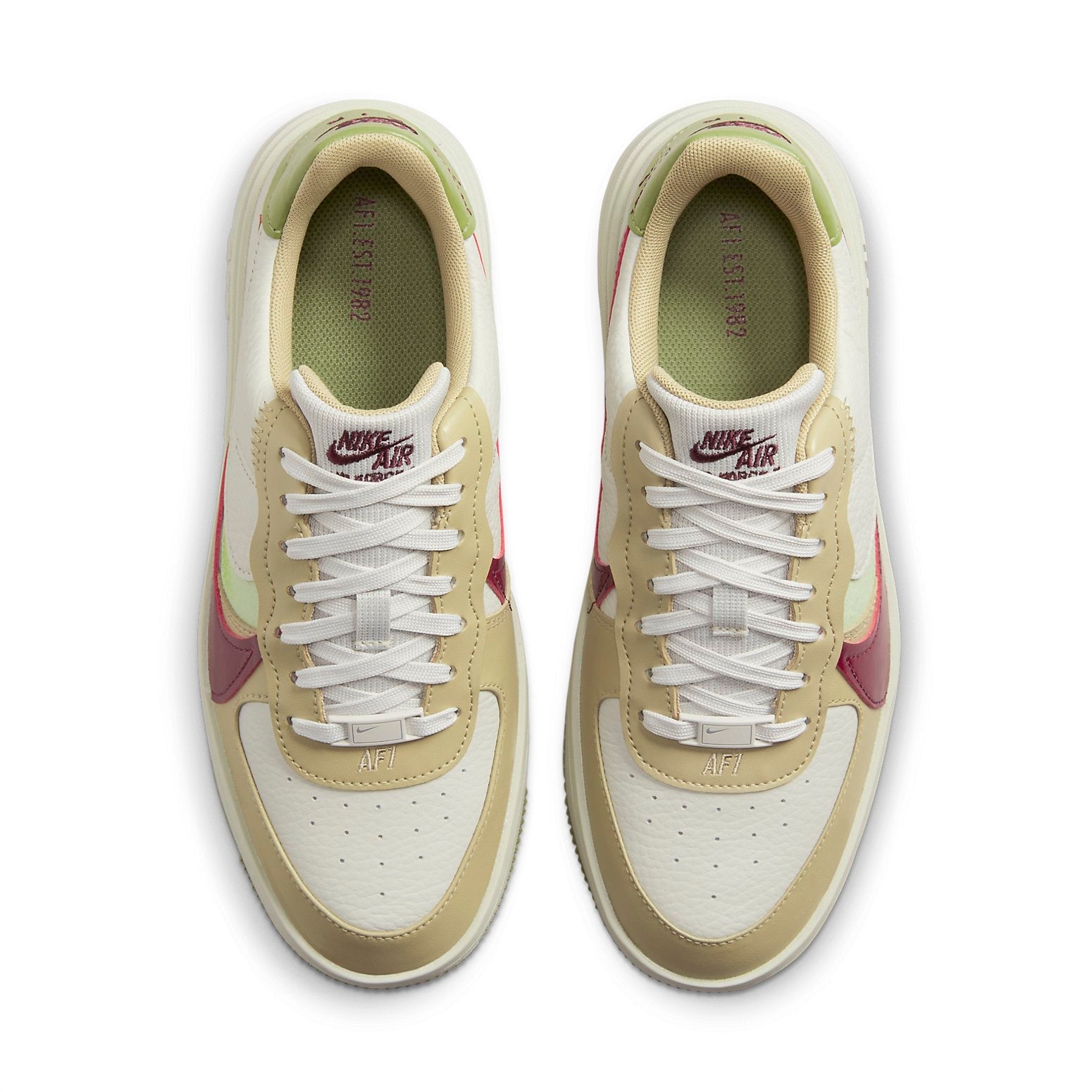 (WMNS) Nike Air Force 1 PLT.AF.ORM 'Alligator Dark Beetroot' DZ3763-001