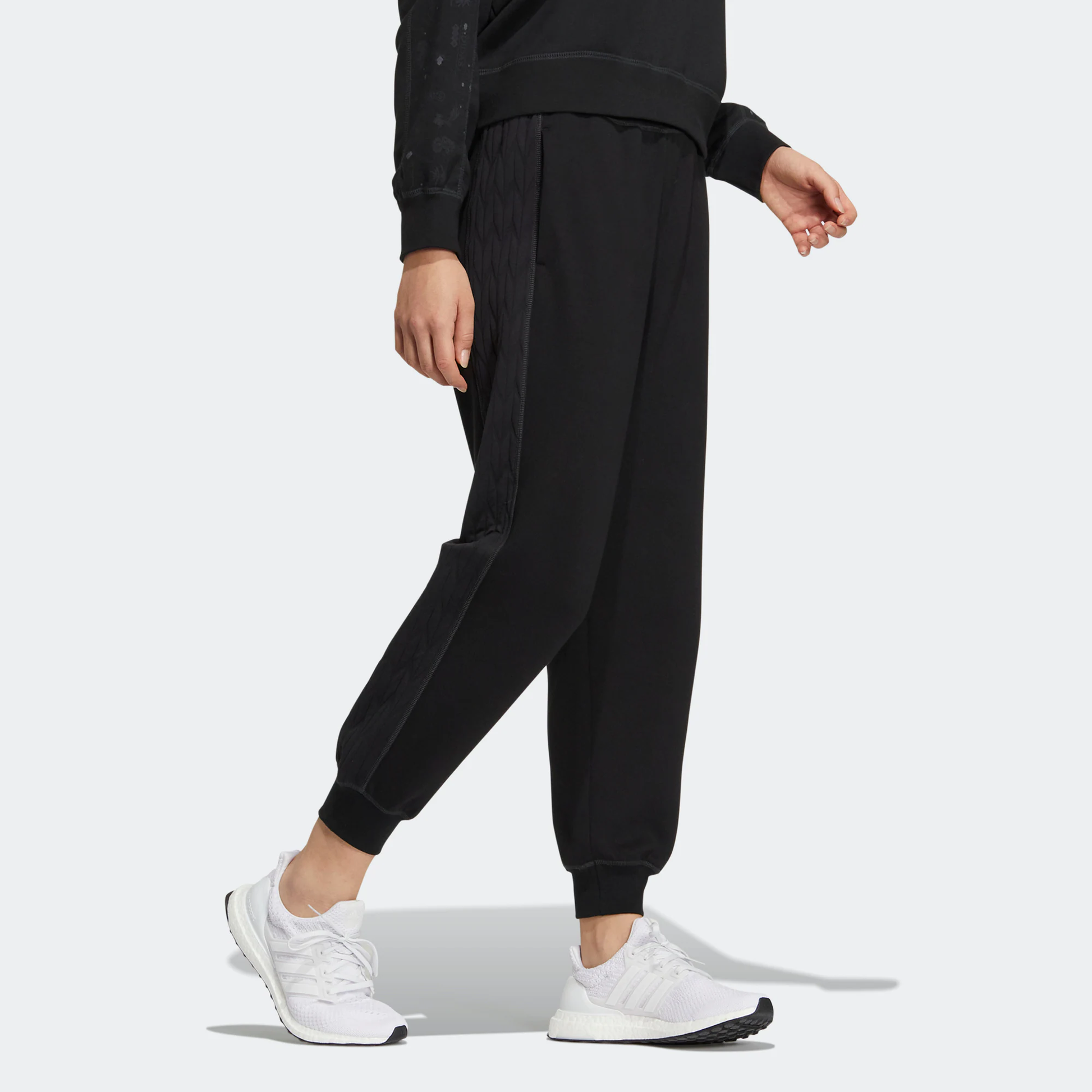 (WMNS) adidas Met Knitted Pants Asia Sizing 'Black' HM7115
