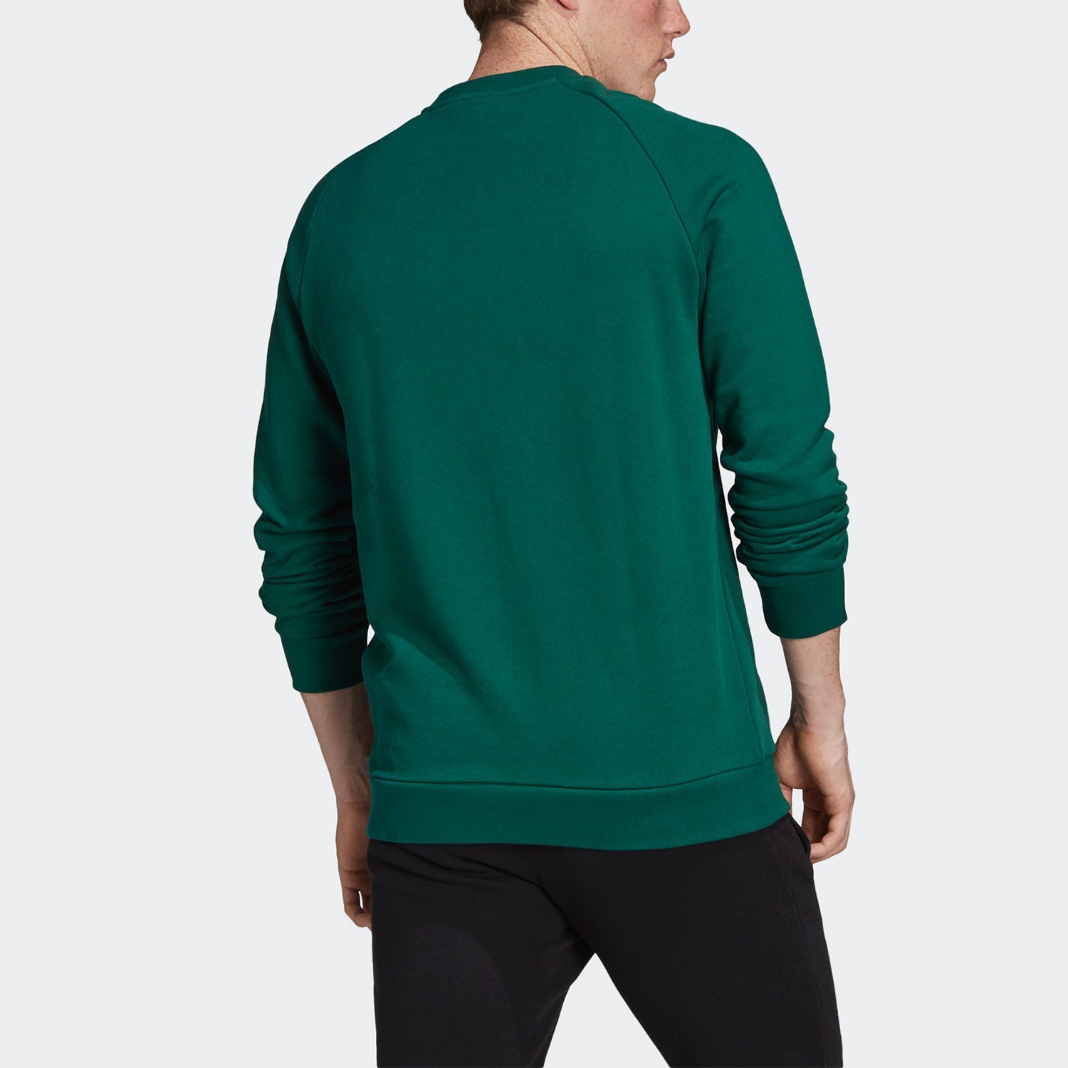 adidas originals Casual Sports Round Neck Pullover Green FL1774