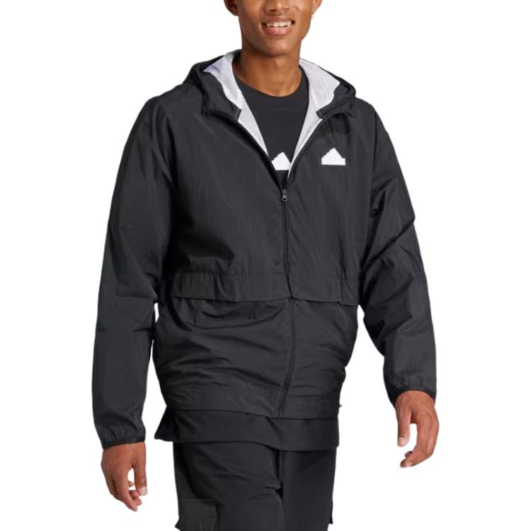 adidas City Escape Full-Zip Hoodie Asia Sizing 'Black' IR5192