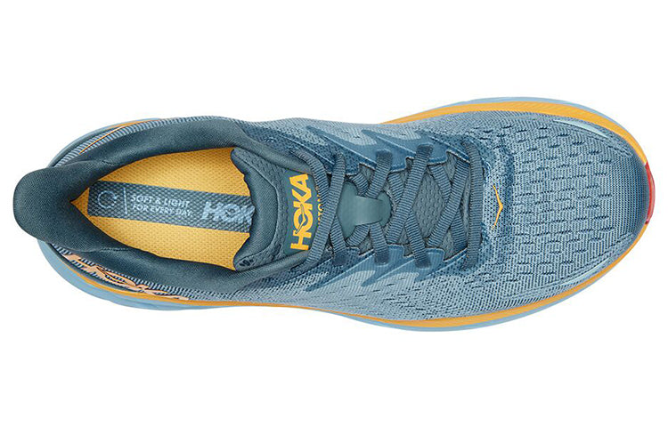 HOKA ONE ONE Clifton 8 2E Wide 'Goblin Blue Mountain Spring' 1121374-GBMS