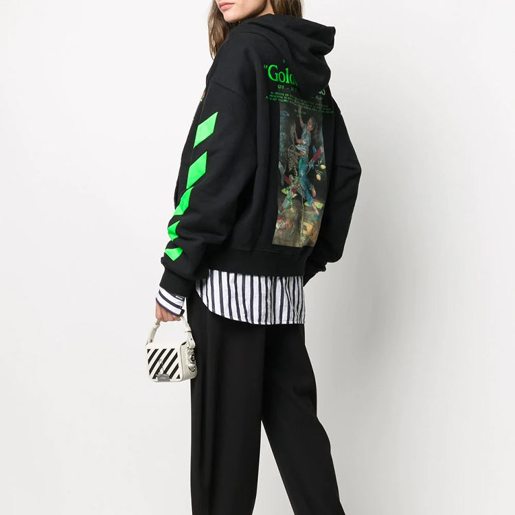 Off-White Pascal Painting Over Hood 'Black/Multicolor' OMBB037R20E300141088