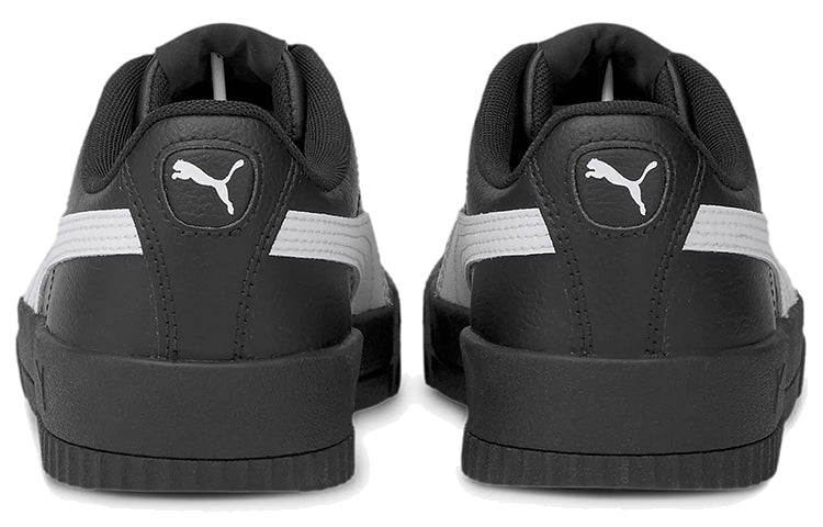(WMNS) PUMA Carina Leather 'Black And White' 370325-32